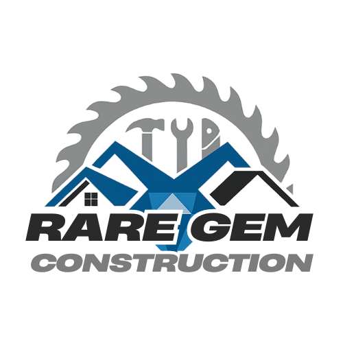 Rare Gem Construction Logo